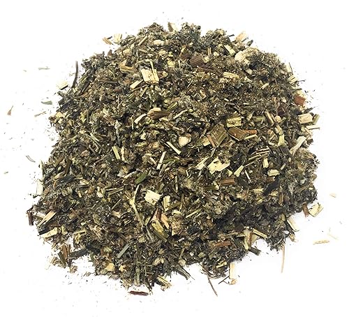 Mugwort Tea - Dried, Cut Artemisia Vulgaris Herb - 100% Riverside Wormwood, Felon Herb, Chrysanthemum Weed - Net Weight: 1.0oz/28.5g