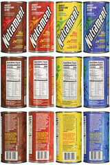 Nutrament Nutritional Drink, Meal Replacement, Energy Nutrition drink, 4 Flavor Variety Pack, 12 Ounce (Pack of 8)