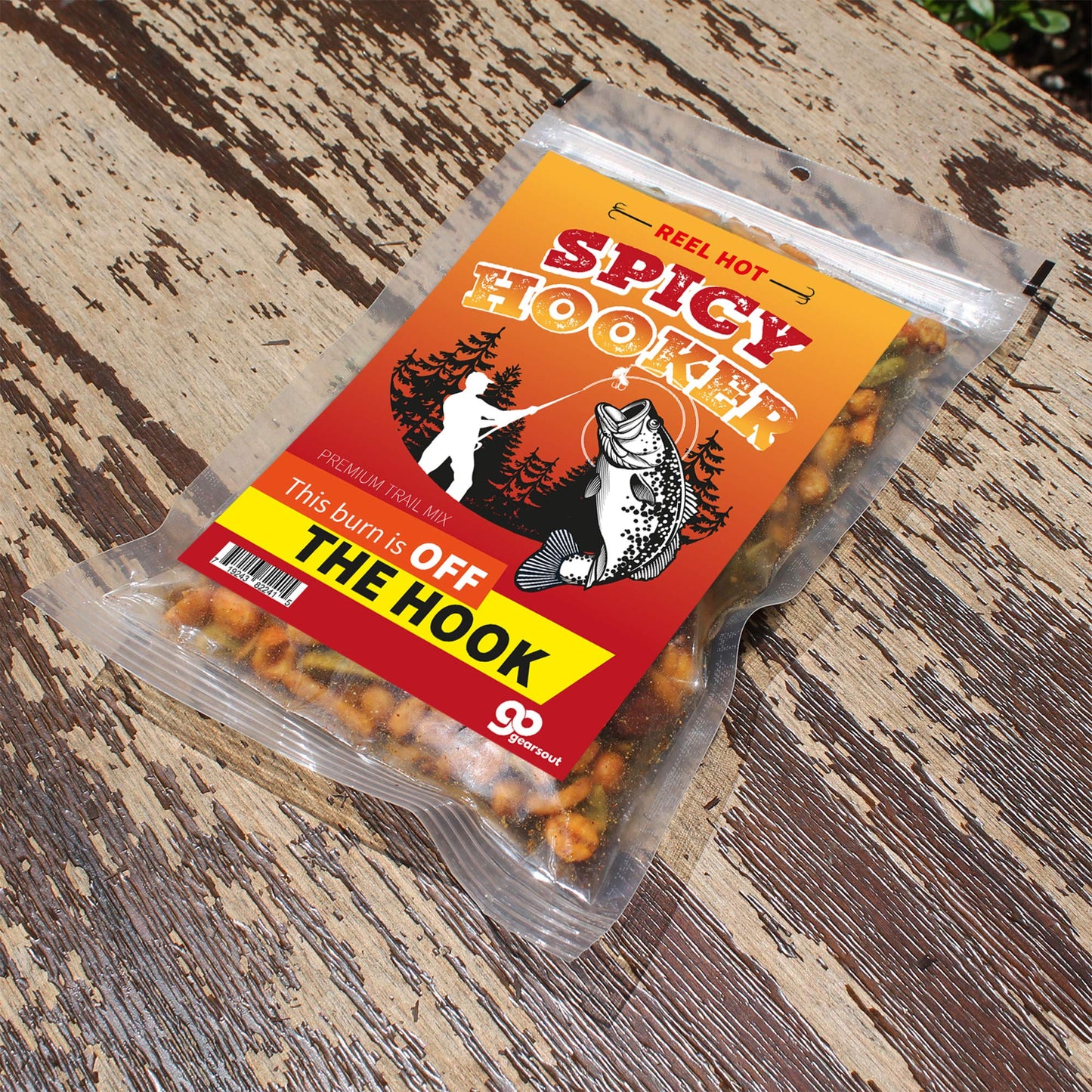 Spicy Hooker Trail Mix - Funny snacks for fishermen - Spicy blend, Made in the USA