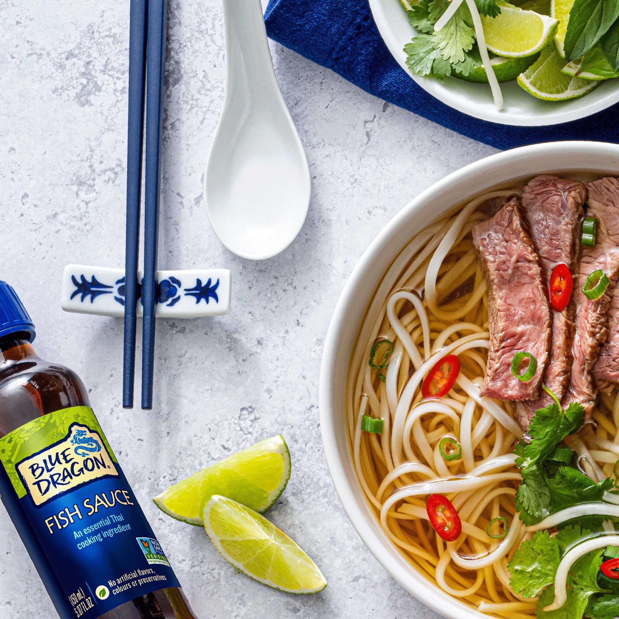 Blue Dragon Fish Sauce - 5oz (Pack of 6) - No Artificial Flavors Or Preservatives - Made With Anchovy Extract, Salt, Sugar & Water - Authentic Thai