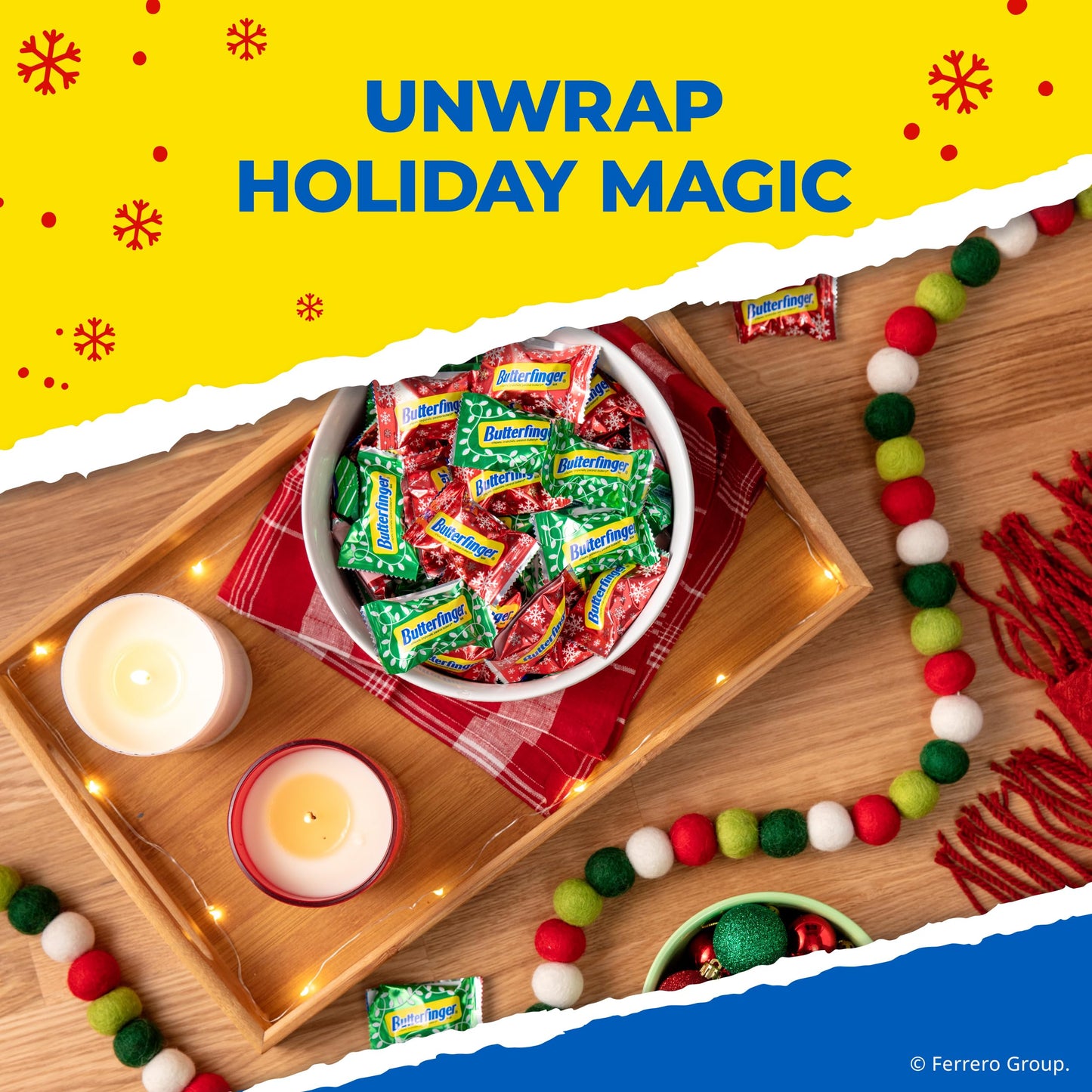 Butterfinger, Chocolatey, Peanut-Buttery, Holiday Minis Candy Bars, White Elephant Gifts, 9.4 Oz
