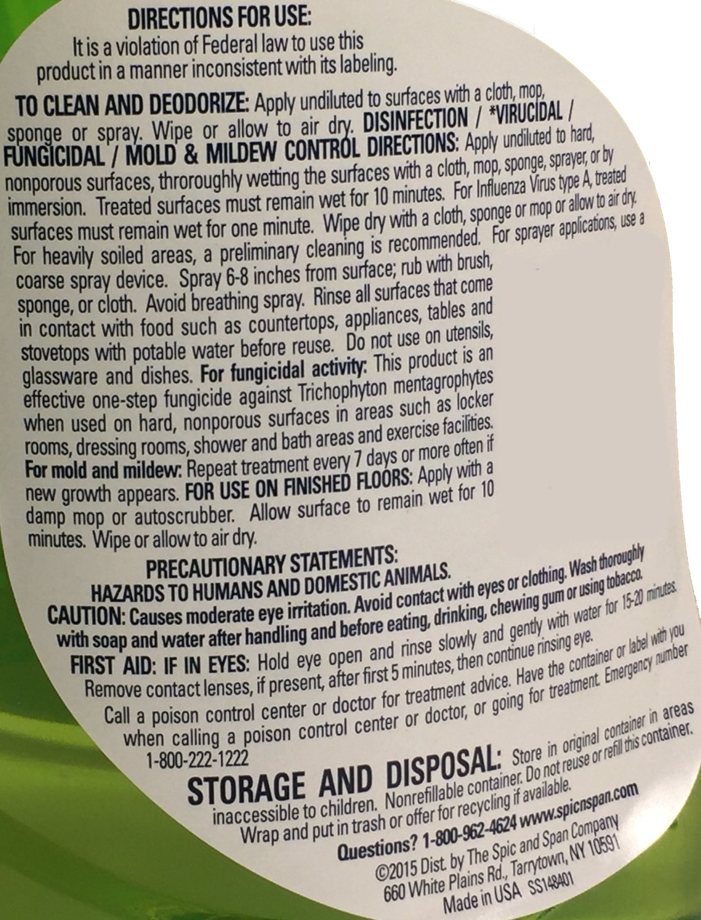 Spic and Span Antibacterial Cleaner Refills 2 PACK - 28 fl oz