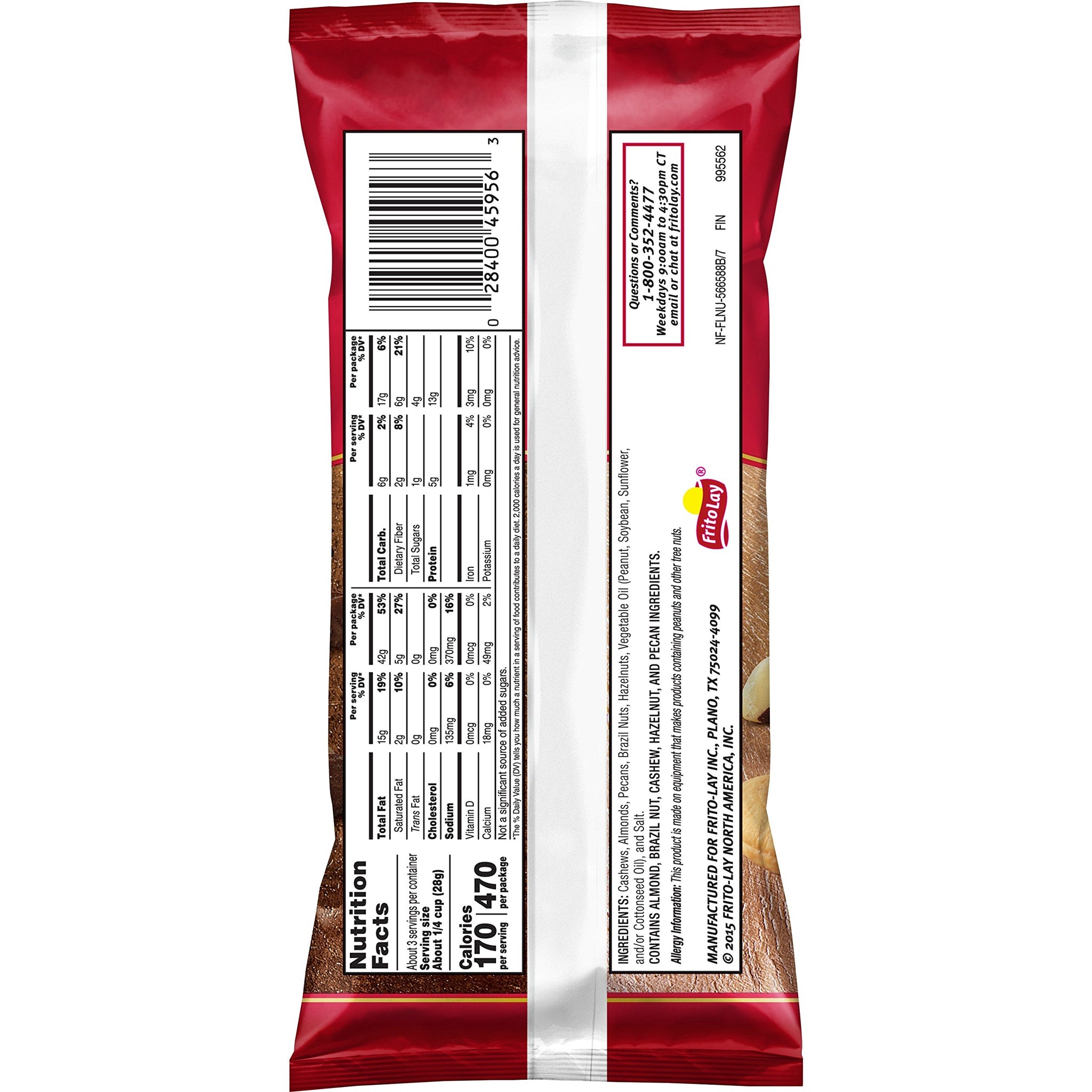 Nut Harvest Deluxe Mixed Nuts, 2.75 oz Bag