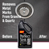 HOPE'S Perfect Sink Cleaner and Polish, Restorative, Water-Repellant, Removes Stains, Ideal for Brushed Stainless Steel, Cast Iron, Porcelain, Corian