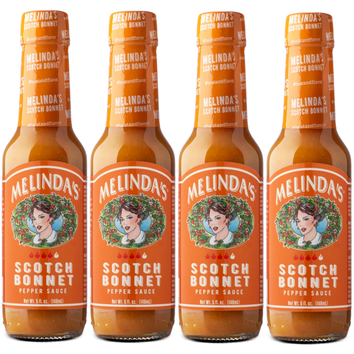 Melinda’s Scotch Bonnet Hot Sauce - Gourmet Scotch Bonnet Pepper Sauce - Made with Fresh Peppers, Carrots, Papaya & Lime Juice - Keto, Vegan, Gluten