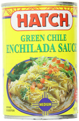 Hatch Green Chile Enchilada Sauce, Medium, 15 Ounce (Pack of 12)