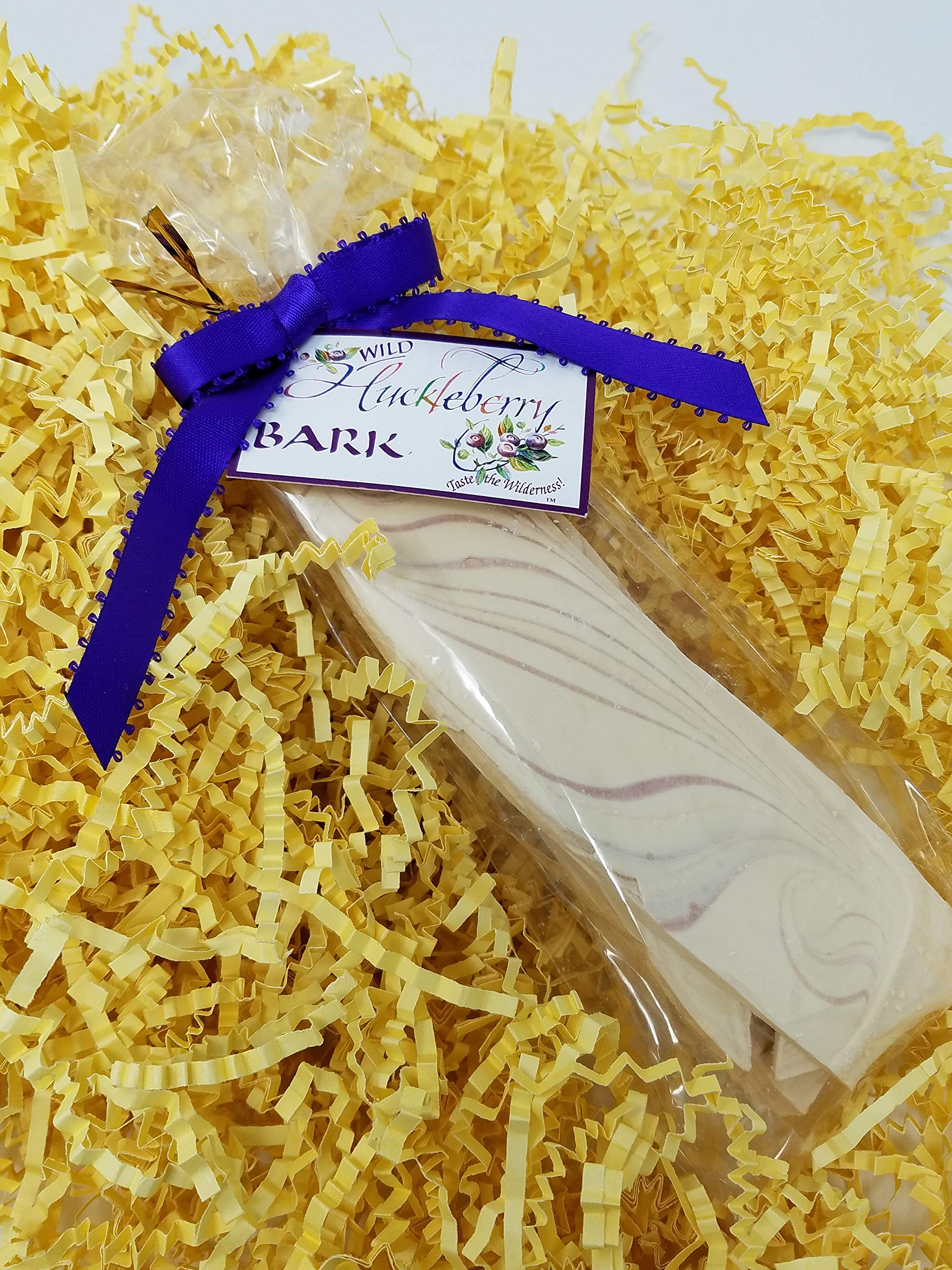 Taste the Wilderness Wild Huckleberry White Chocolate Bark 7 oz