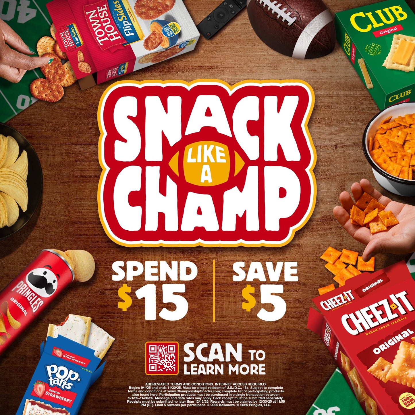 Cheez-It Cheese Crackers, Baked Snack Crackers, Lunch Snacks, Original, 30oz Box (30 Packs)