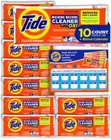 Washing Machine Cleaner by Tide, Washer Machine Cleaner with Oxi for Front and Top Loader Washer Machines, Deep Cleaning Residue & Odor Eliminator, 10