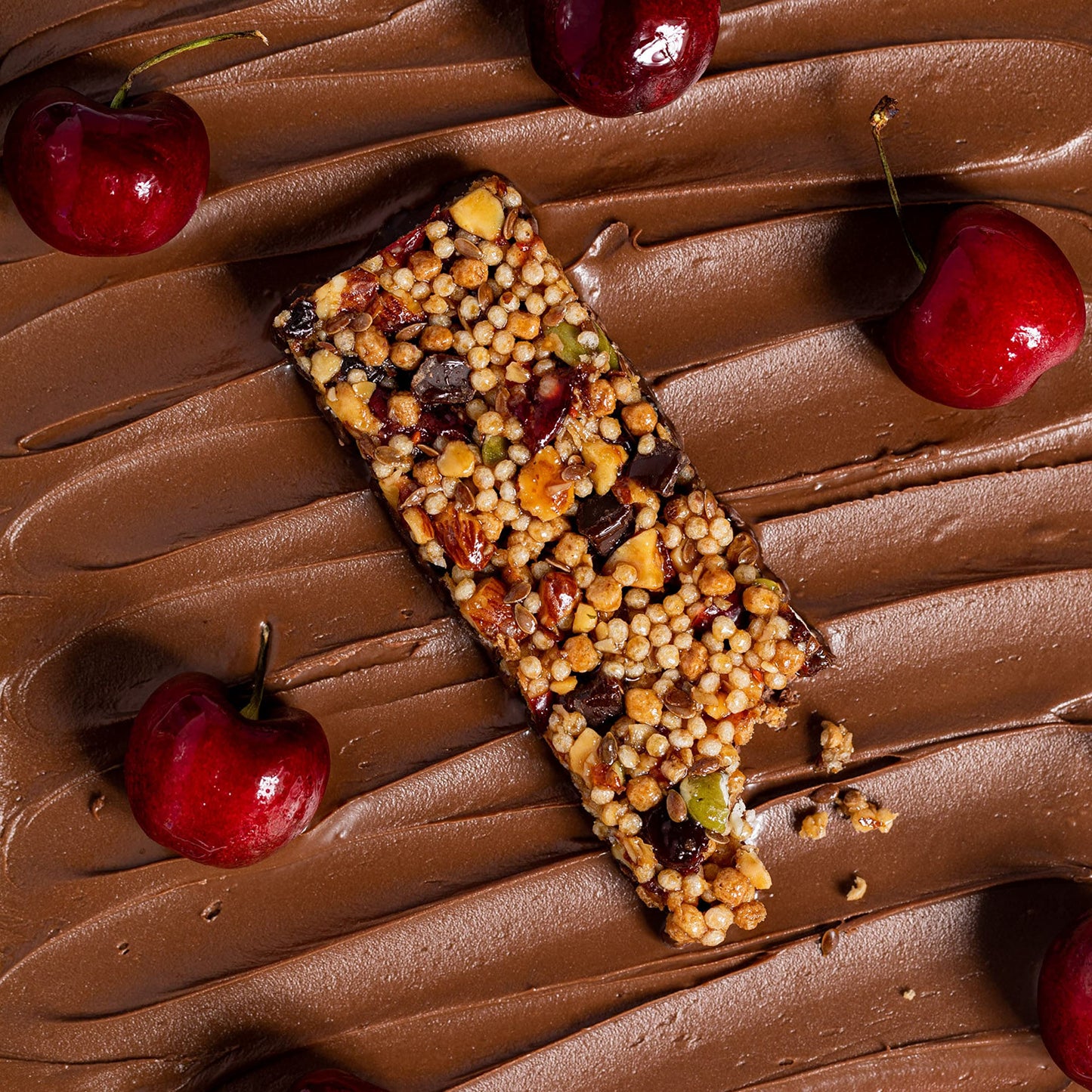 This Saves Lives Gluten-Free Snack Bars, Helping to End Child Hunger, Individually Wrapped Healthy Snack Bars, Non-GMO, Dark Chocolate Cherry, 1.4oz