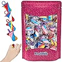 The Dreidel Company Swirl Sucker Candy, Rainbow Swirl Rings Candies, Mixed Fruit Flavor, Individually Wrapped Sucker (Pacifier Swirl Sucker, 10-Pack