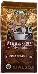 Newman's Own Organic Special Blend Ground Coffee, 10-Ounce Bags (Pack of 3)