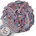 Variety Color Sour Gummy Belts (Blazpberry Red & Blue Raspberry, 2 LB)