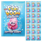 Pop Boom - Cotton Candy Flavor Popping Candy 24 Packs with display box