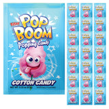 Pop Boom - Cotton Candy Flavor Popping Candy 24 Packs with display box
