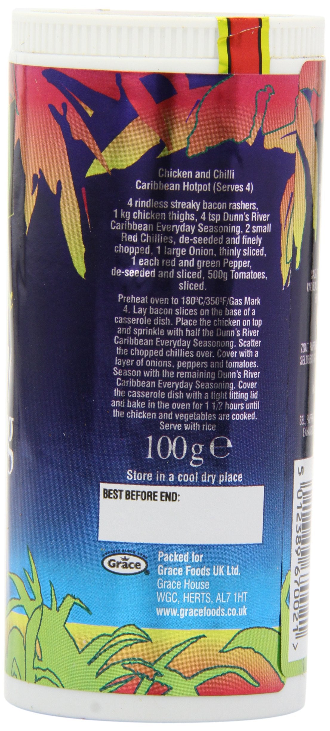 Dunn's River Caribbean Everyday Seasoning 100 g (Pack of 12)