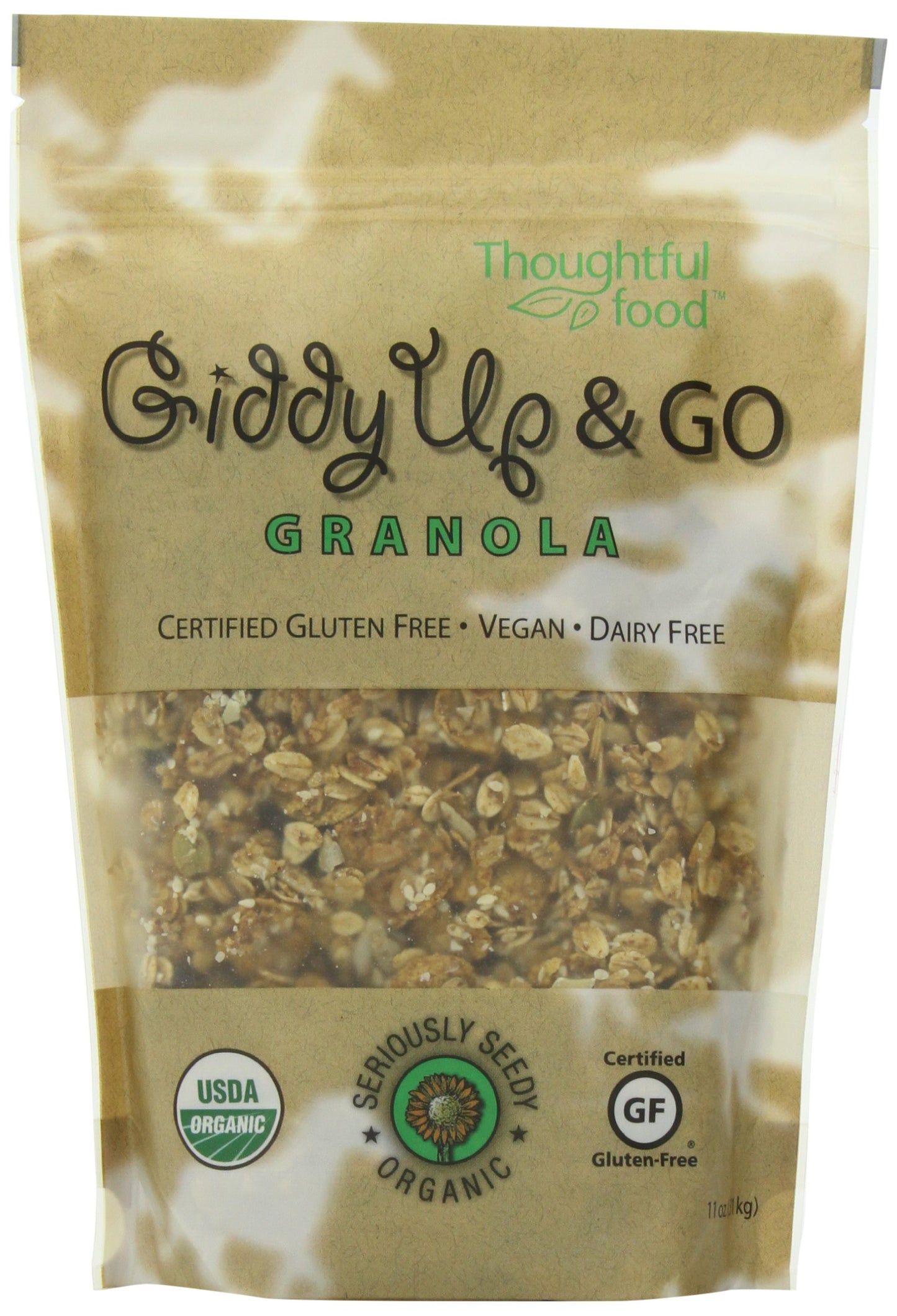 Giddy Up & Go Granola Seriously Seedy, 11 Ounce