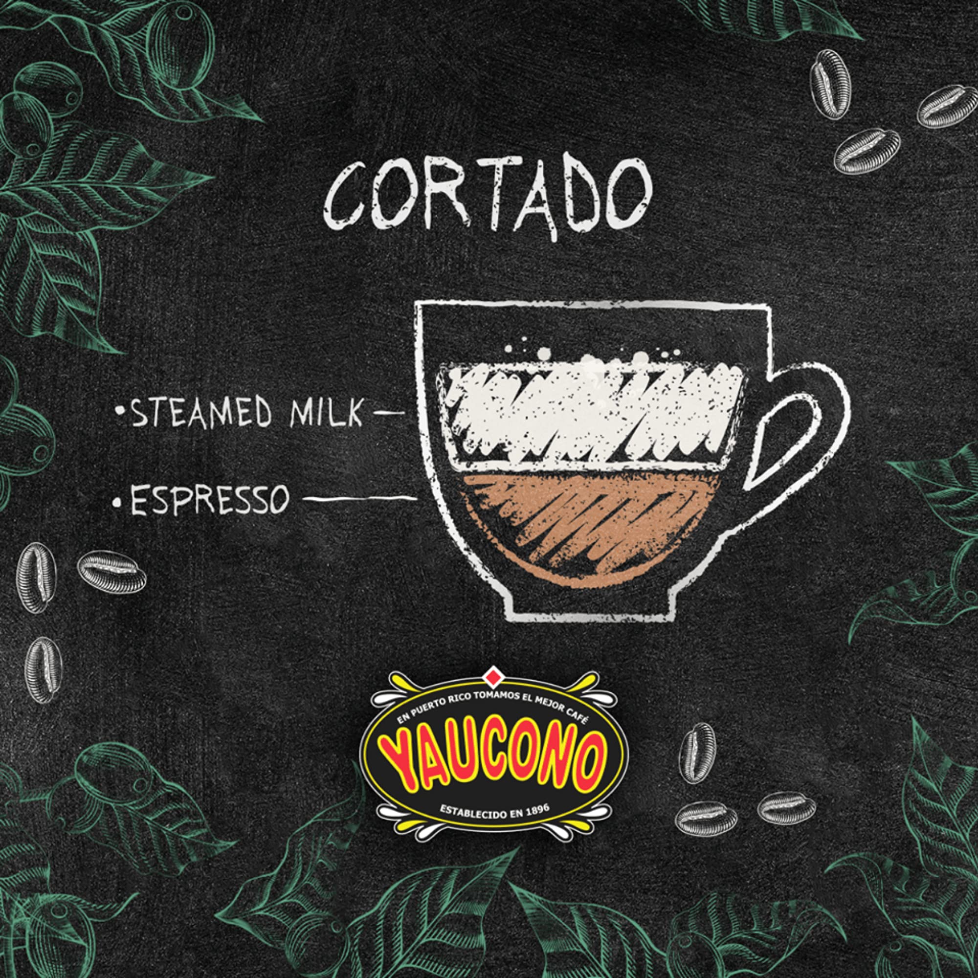Yaucono Espresso Capsules, Espresso Roast, 100 Percent Coffee from Puerto Rico Compatible with Nespresso Machines, 18 Count (Pack of 1)