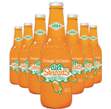 Diet Stewart's Orange 'n Cream Soda, 12 fl oz (24 Glass Bottles)