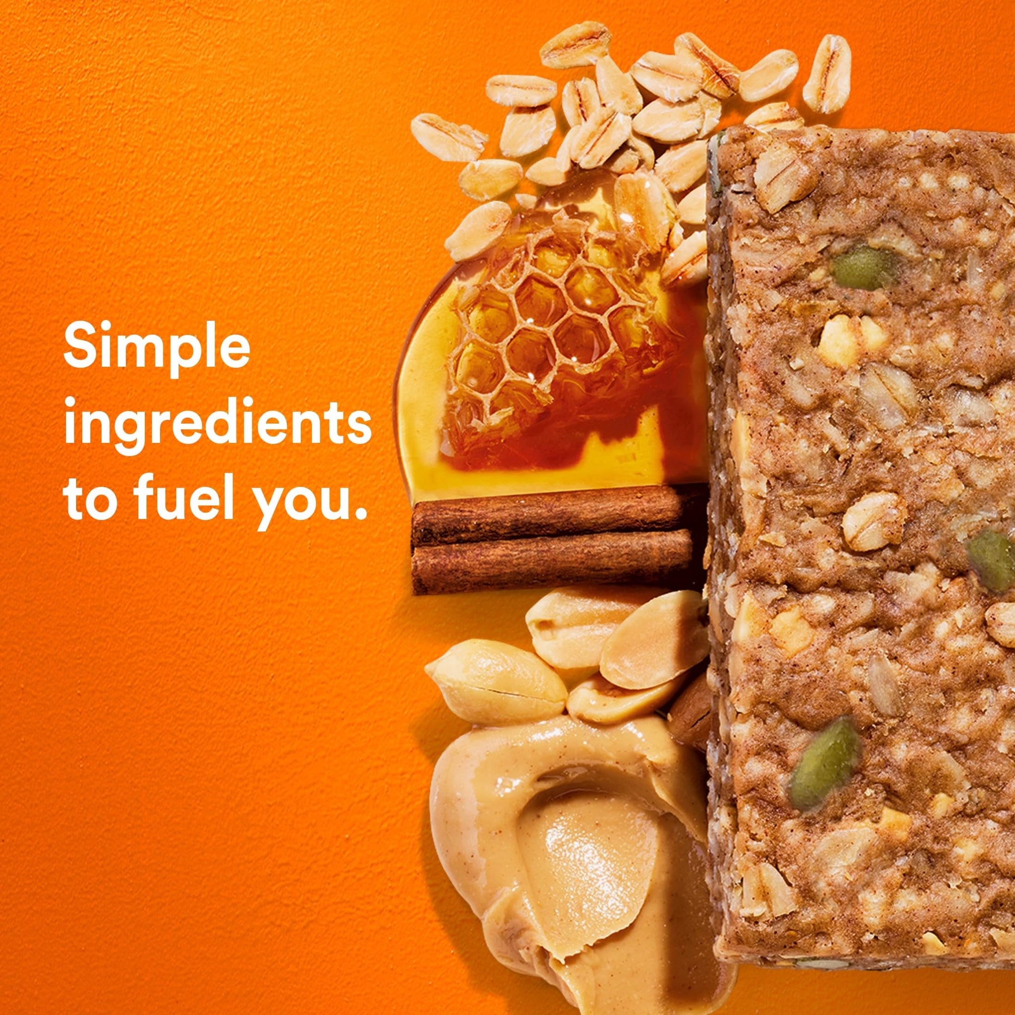 RXBAR Nut Butter and Oat Protein Bars, Protein Snacks, Snack Bars, Honey Cinnamon Peanut Butter, 23.2oz Box (12 Count)