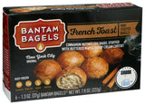 Bantam Bagels French Toast Mini Stuffed Bagels, 6 ct (frozen)
