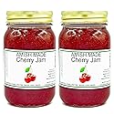 Amish Cherry Jam - Two 16 Oz Jars