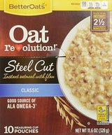 MOM Brands Better Oats Revolution Steel Cut, Classic, 11.6 Ounce