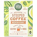 Whole Foods Market, Organic Steeped Coffee, Medium Roast, Notes of Mandarin & Honeysuckle, Single Serve Bags, 10 Count