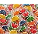 Fruit Slices Candy 1 lb Bulk Bag - Orange Lime Watermelon Cherry Blue Raspberry Lemon Sugar Coated Jelly Wedges, Soft Chewy Treats, Individually