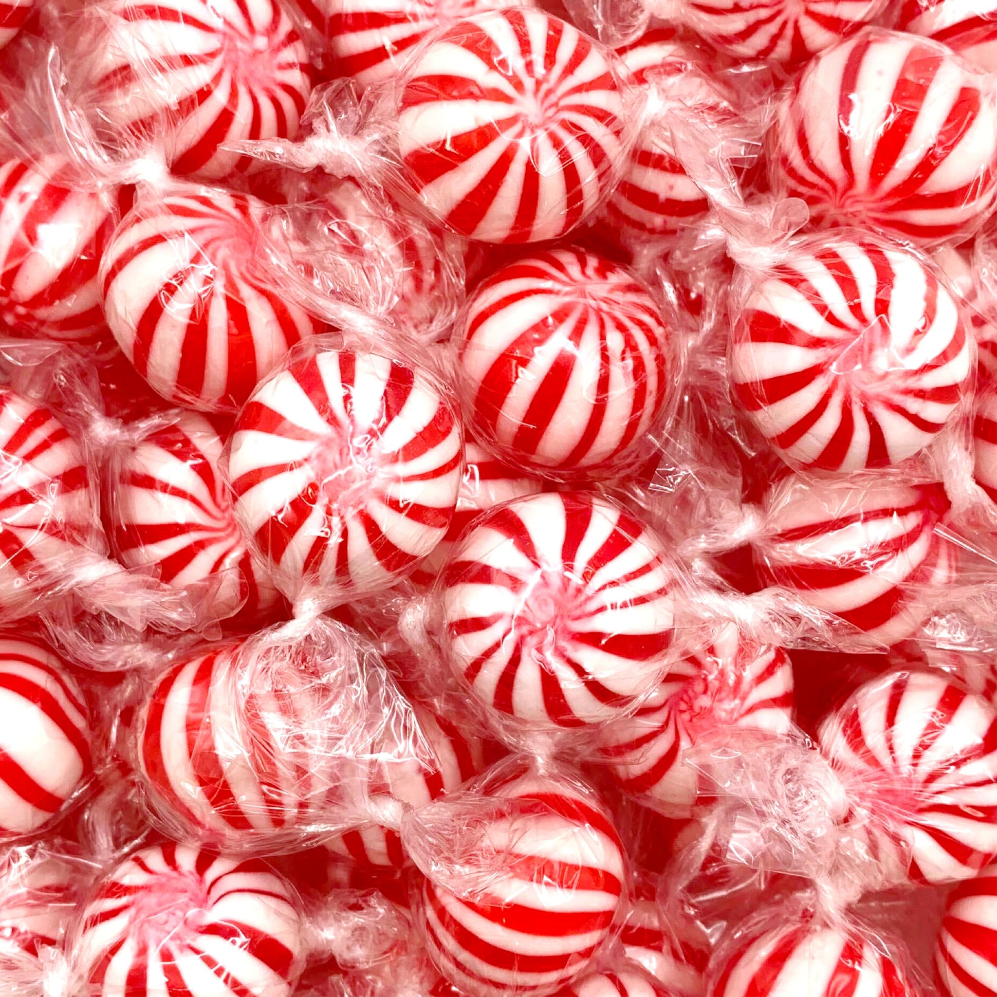 Jumbo MInt Balls |1 Pound Bag - Approx. 45 Count | Nostalgic Peppermint Hard Candy | Individually Wrapped Candy for Office Bowls & Buffets