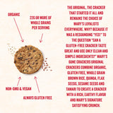 Mary's Gone Crackers Organic Original Crackers - Gluten-Free, NON-GMO, Vegan & Whole Grain, 4 Ounce (Pack of 1)