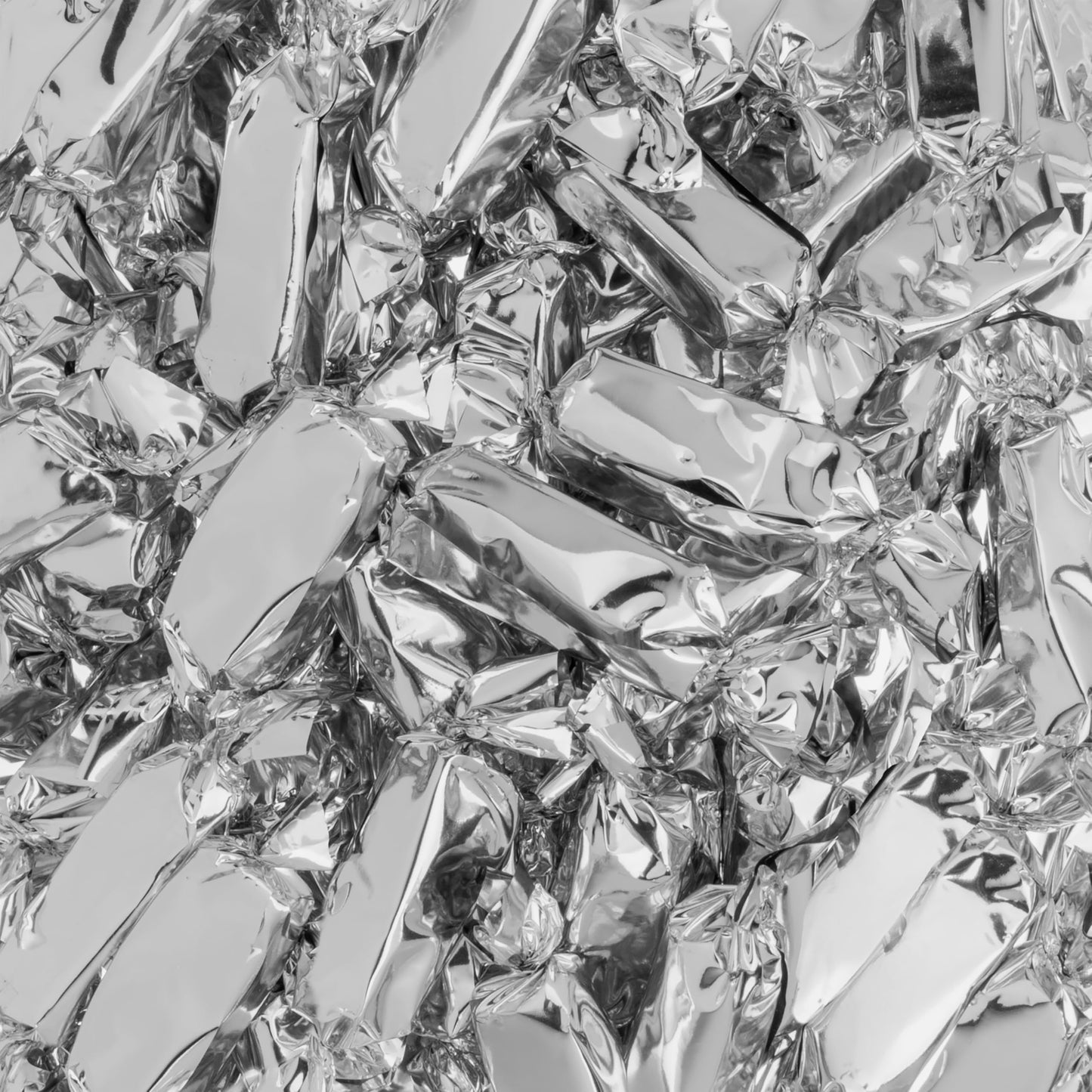 Candy Envy - Individually Wrapped Caramels - Silver Wrapper - 2 Pound Bulk Silver Candy