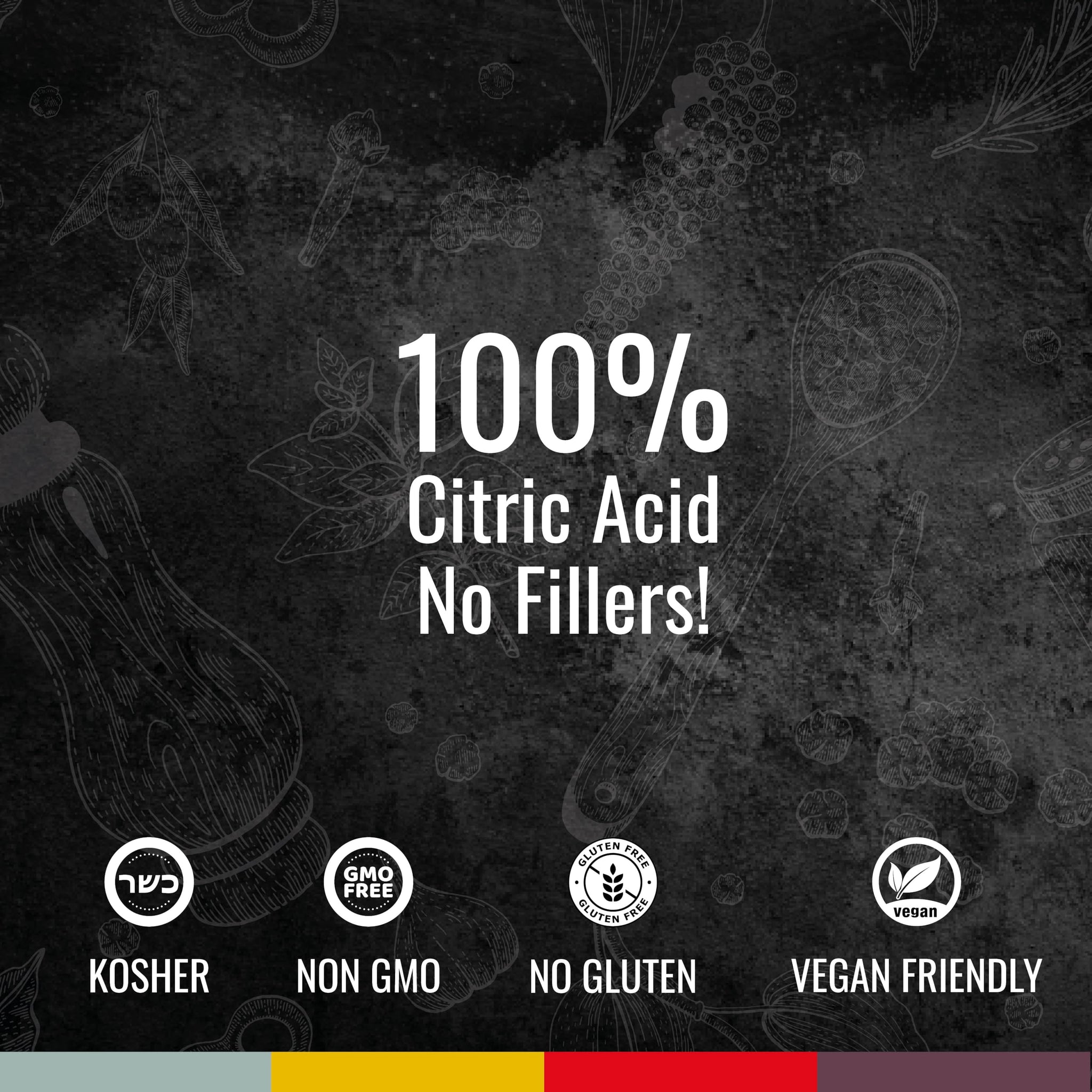 Chef Basics Citric Acid Powder, Citric Acid, Food Grade Citric Acid Crystals, Sour Salt, Premium Kitchen Essentials, 2lb. Citric Acid Bulk Bag