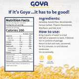 Alphabet Pasta by Goya, Fun Pasta Noodles for Soups, Stews, and Side Dishes, Mexican Noodles, 7oz Bag