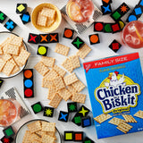 CHICKEN IN A BISKIT Original Baked Snack Crackers, Lunch Snacks, Family Size, 12 oz