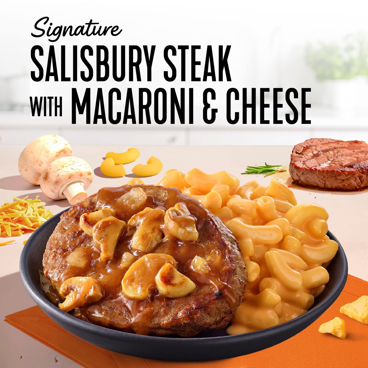 Nestle Stouffers Lean Cuisine Comfort Classics Entree Salisbury Steak, 9.5 Ounce -- 12 per case.