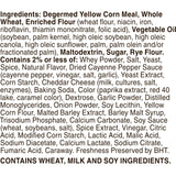 Chex Mix Hot and Spicy Snack Mix, Savory Snack Bag, Family Size, 13.5 oz