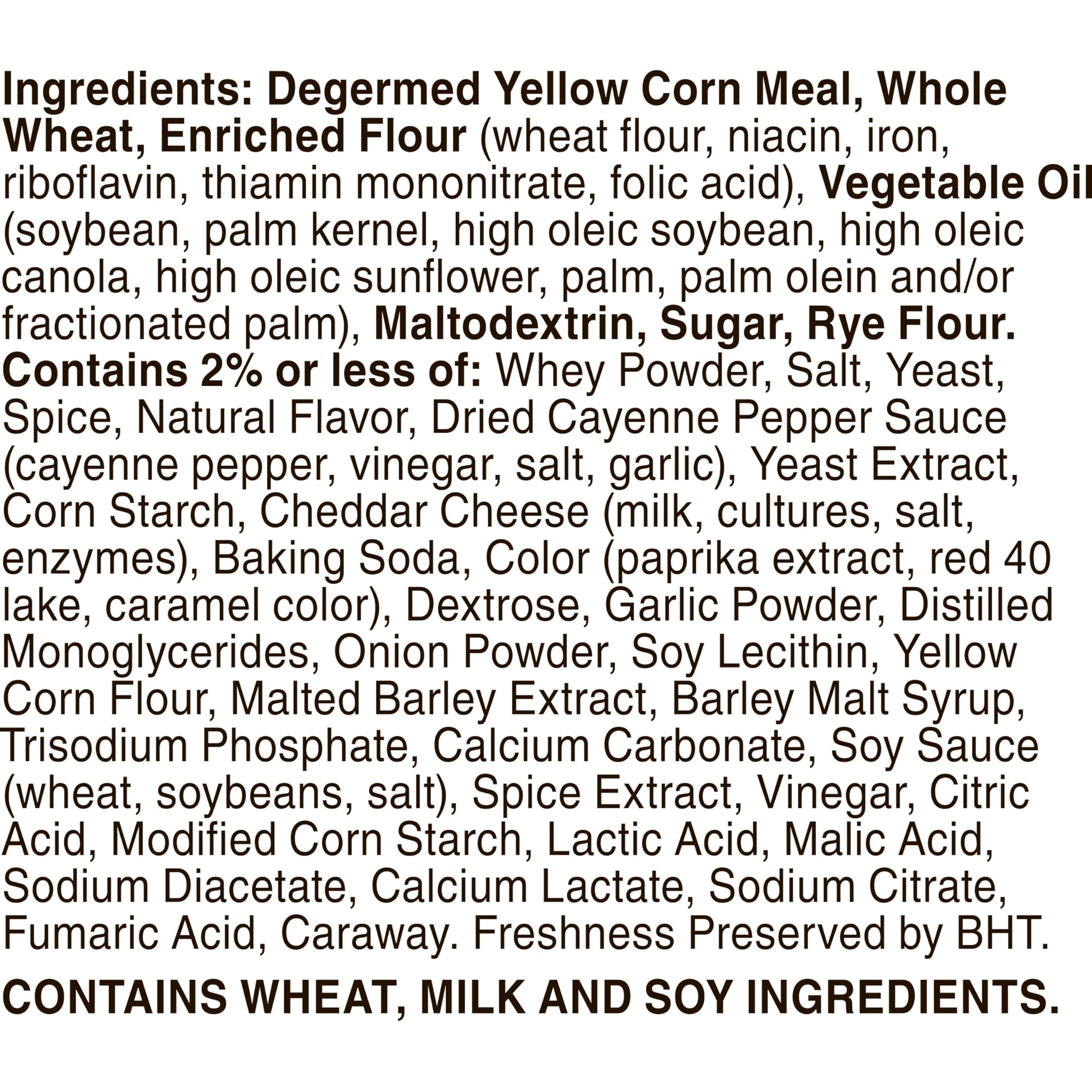Chex Mix Hot and Spicy Snack Mix, Savory Snack Bag, Family Size, 13.5 oz