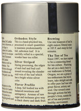 The Tao of Tea, Ceylon Silver Striped Sri Lankan Black Tea, Loose Leaf, 4 Ounce