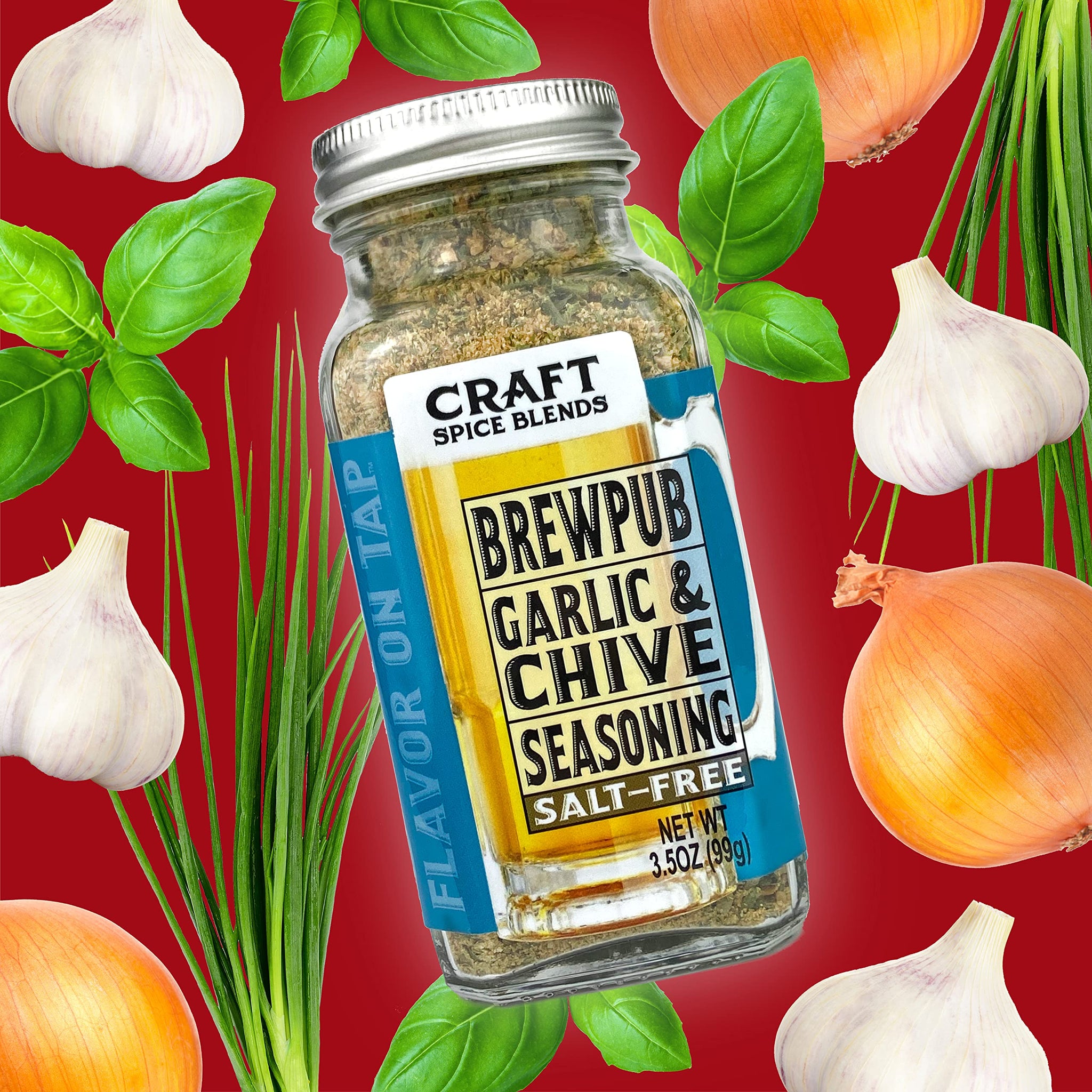 Craft Spice Blends Happy Hour Seasoning 4-Pack Gift Set - Top Shelf Spices Raising the Bar on Flavor - Spice Blends for Beef, Chicken, Fish and More