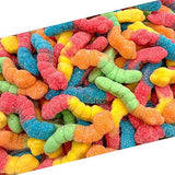 Sour Gummy Worms Candy | 1 Pound Bag | Assorted Fruit Flavored | Sour Gummies with Chewy Texture | Neon Gummi Worms for Parties, Snacking, and Buffets