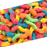 Sour Gummy Worms Candy | 1 Pound Bag | Assorted Fruit Flavored | Sour Gummies with Chewy Texture | Neon Gummi Worms for Parties, Snacking, and Buffets