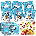 40 Pack Freeze Dried Candy- 10 Pcs Per Bag - Bulk Candy - Resealable Bag For, Kids, Adults, School, Party, Birthday, 3 Delicious Flavors