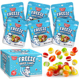 40 Pack Freeze Dried Candy- 10 Pcs Per Bag - Bulk Candy - Resealable Bag For, Kids, Adults, School, Party, Birthday, 3 Delicious Flavors