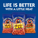 Andy Capp's Fire Tots, Puffcorn Snack, 1.5 oz.