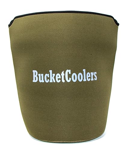 Bucket Cooler - 7mm Neoprene Sleeve for 5 Gallon Bucket (Olive)