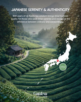 Gardeva Organic Japanese Ceremonial Grade Matcha - 100% Pure Green Tea Powder, USDA Certified, First Harvest, Authentic Origin From Uji, Kyoto (40g