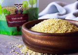 Organic Bulgur Wheat, 8 Ounces - Non-GMO Whole Grain, Parboiled Groats, Kosher Borghul Berries, Bulk Seeds, Coarse, High in Dietary Fiber, Manganese, Magnesium, and Copper.
