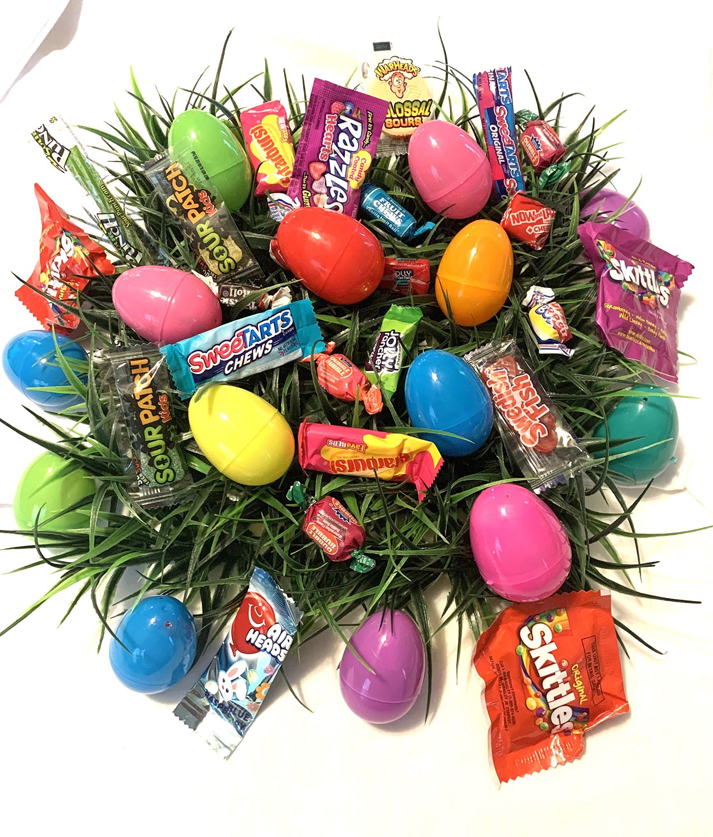 Plastic CANDY filled Easter EGGS Easter Basket Stuffer 48ct