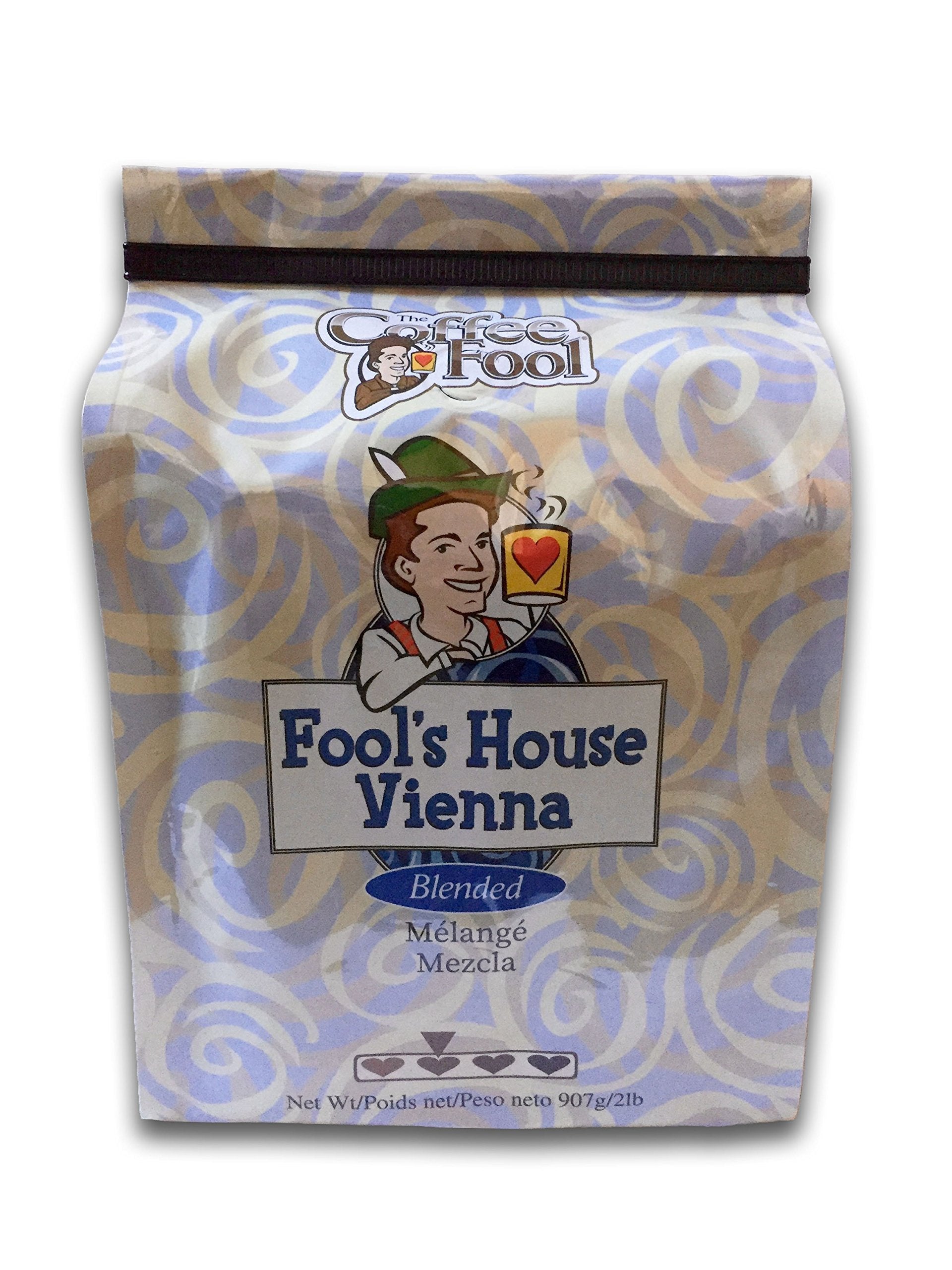 Coffee Fool’s House Vienna, 2 Pound (Coarse Grind)